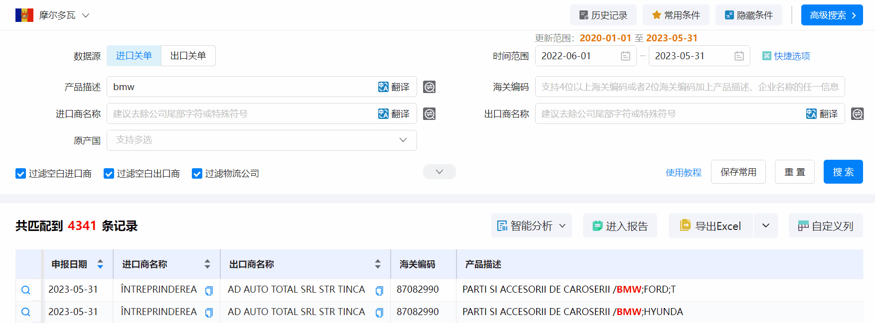 海关数据,摩尔多瓦海关数据,九州ku游官网海关数据